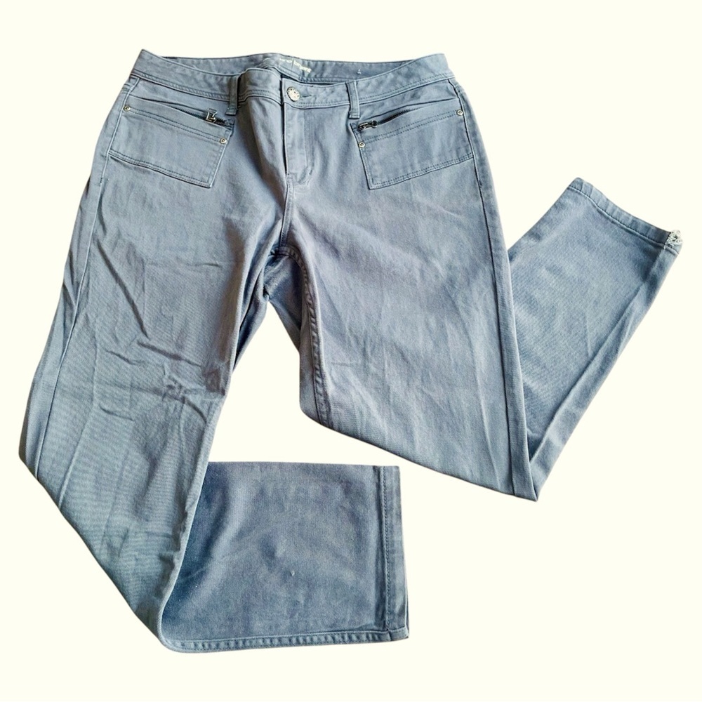 Lane Bryant Gray Slim Jeans Size 20 - Picture 1 of 9